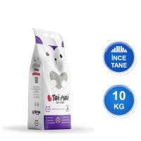 Toi Moi Lavanta Kokulu 10 KG İnce Taneli Topaklanan Bentonit Kedi Kumu
