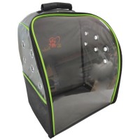 Lavista Pet Twist Şeffaf Sırt Taşıma Çantası (Füme) 40x32x26 cm
