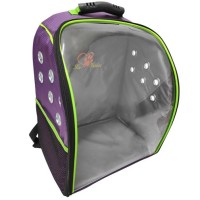 Lavista Pet Twist Şeffaf Sırt Taşıma Çantası (Mor) 40x32x26 cm
