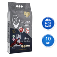 Vancat Aktif Karbonlu 10 KG İnce Taneli Topaklanan Bentonit Kedi Kumu