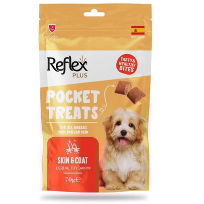 Reflex Pocket Treats Hair Skin Köpek Ödül Maması 70gr