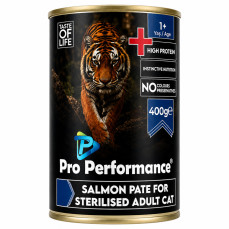 Pro Performance Pate Somonlu Ezme Kısırlaştırılmış Kedi Konservesi 400gr