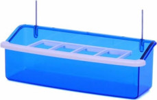 Ti-Sert Telli Izgaralı Kuş Yemliği Şeffaf 5 cm x 10.5 cm x 5 cm