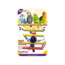 EuroBird Kuş Oyuncağı Dörtlü Tahta Merdiven 20 cm