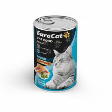 EuroCat Kedi Konservesi Somonlu 415 Gr 