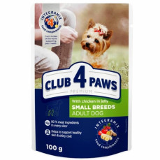 Club4Paws Tavuklu Pouch Küçük Irk Yetişkin Köpek Konservesi 100 Gr