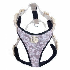 Doggie Havalı Dokumadan El Yapımı Köpek Göğüs Tasması XXL-2,5X70-80cm - Camo