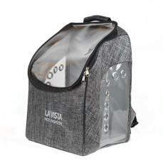 Lavista Pet Sırt Taşıma Çantası Gri 40x30x23 cm