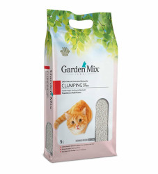 Garden Mix İnce Taneli Topaklaşan Kokusuz Doğal Kedi Kumu 5 Lt