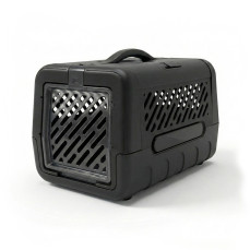 Teng Kedi ve Küçük Irk Köpekler İçin Katlanır Taşıma Çantası Siyah (42x30x30 cm)