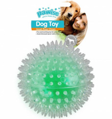 Pawise Işıklı Dikenli Zıplayan Top Köpek Oyuncak 15 cm