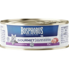 Bosphorus Gurme (Sığır ve Tavuk Etli) Tahılsız Kedi Konservesi 85 gr