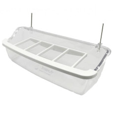 Ti-Sert Telli Izgaralı Yemlik şeffaf 15CM