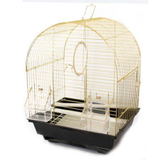 EuroGold Oval Çatılı Pirinç Kafes 28x22x39 cm