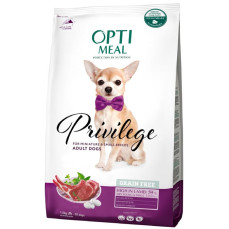 OptiMeal Tahılsız Kuzu Etli Küçük Irk Yetişkin Köpek Maması 1.5 Kg