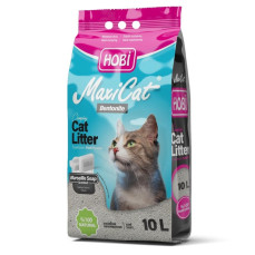 Hobi Sabun Kokulu Topaklaşan Bentonit Kedi Kumu İnce Taneli 10 lt