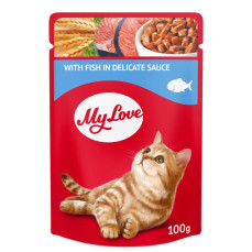 My Love Sos İçinde Balık Etli Pouch Kedi Maması 100 Gr
