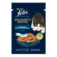 Felix Sos İçinde Ton Balıklı Lezzetli Et Dilimleri Yetişkin Kedi Konservesi 80gr