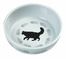 Karlie Kedili Porselen Mama Kabı 3.5 x 12 Cm 220 Ml