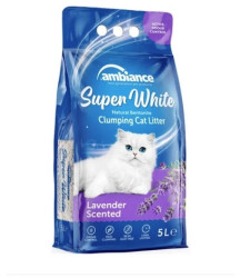 Ambiance Lavanta Kokulu Topaklanan Doğal Bentonit Kedi Kumu 10 Lt