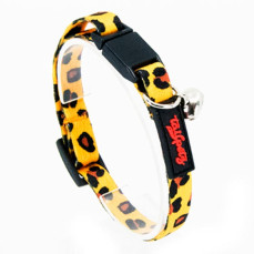 Tailpetz Kilitli Çıngıraklı Ayarlanabilir Kedi Boyun Tasması Leopard 22-30 Cm