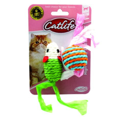 Catlife Kediler İçin Fare ve Top Oyuncak 2'li
