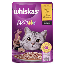 Whiskas Tasty Mix Kuzulu ve Hindili Poşet Yaş Mama 85 gr