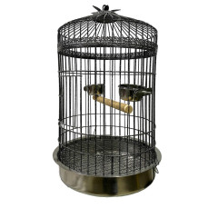 Galvaniz Silindir Kuş Kafesi Metal