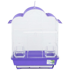 Ewox Papatya Çatılı Kuş Kafesi 40x63x31cm (Karışık Renklerde)