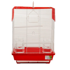 Ewox Orta Boy Kare Kuş Kafesi 40*63*31cm (Karışık Renklerde)