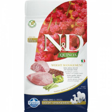 N&D Quinoa - Weight Management Kuzulu, Brokolili ve Kinoalı Tüm Irklar İçin Light Köpek Maması 800gr