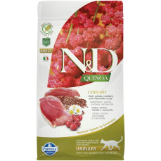 N&D Quinoa - URINARY Ördekli ve Kinoalı Üriner Sağlık İçin Yetişkin Kedi Maması 300gr