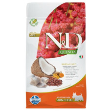 N&D Quinoa - Skin&Coat Ringa Balıklı ve Kinoalı Deri ve Tüy Sağlığı İçin Küçük Irk Yetişkin Köpek Maması 800gr