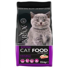 Krax Kitten Tavuklu Yavru Kedi Maması 15 kg