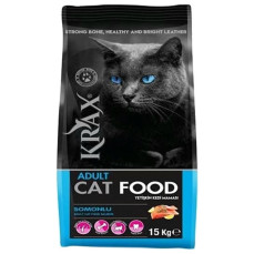 Krax Somonlu Yetişkin Kedi Maması 15 kg