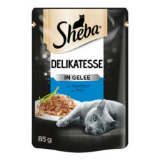 Sheba Pouch Jöle İçinde Ton Balıklı Yetişkin Kedi Konservesi 85gr