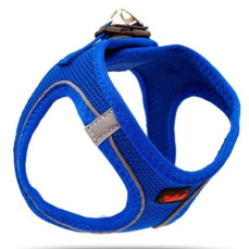 Tailpetz Air-Mesh Küçük Irk Köpek Göğüs Tasması 24-28cm (Saks Mavi) [3XSmall]