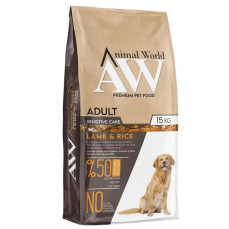 Animal World Sensitive Care Kuzulu Yetişkin Köpek Maması 15 Kg