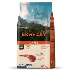 Bravery ADULT Hypo-Allergenic Kuzulu Monoprotein Tahılsız Küçük Irk Köpek Maması 7KG