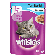 Whiskas Pouch Ton Balıklı Kedi Konserve 100 gr