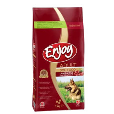 Enjoy Kuzu Etli Yetişkin Köpek Maması 15+1Kg (Bonus Paket)