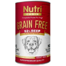 Nutri Canin Tahılsız Biftekli Patatesli Köpek Konservesi 400 Gr