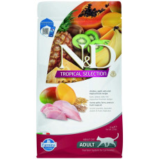 N&D Tropical Selection - Tavuklu ve Tropikal Meyveli Yetişkin Kedi Maması 1,5KG
