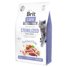 Brit Care Hypo-Allergenic Kilo Kontrolü için Ördekli Tahılsız Kısırlaştırılmış Kedi Maması 2kg