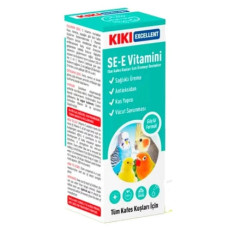 KIKI Kuşlar İçin Sağlıklı Üreme Destekleyici SE-E vitamini 25ml