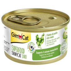 GimCat Superfood Shinycat Tavuklu ve Elmalı Kedi Konservesi 70gr