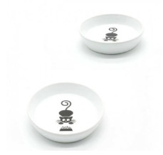 Ally Paws Desenli Seramik Kedi Mama Kabı 250ml