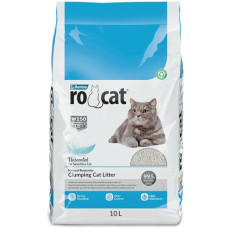 RoCat Kokusuz Topaklaşan Kedi Kumu İnce Taneli 10 LT