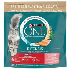 Purina One Somonlu Kısırlaştırılmış Kedi Maması 1,5kg