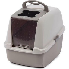 Catit Kapalı Kedi Tuvaleti 57x46,5x39cm (Koyu Gri)